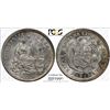 Image 1 : PERU: Republic, AR ½ dinero, 1913, KM-206.2, assayer FG, PCGS graded MS65.