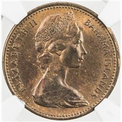 NEW ZEALAND: Elizabeth II, 1952, AE 2 cents, ND (1967). NGC MS64
