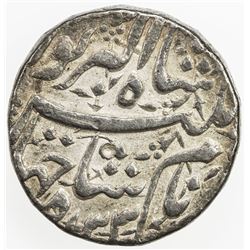 MUGHAL: Jahangir, 1605-1628, AR rupee (11.40g), Lahore, AH1033 year 19. VF