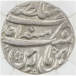 MUGHAL: Alamgir II, 1754-1759, AR rupee (11.41g), Lahore, year one (ahad). NGC MS61