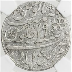 BENGAL PRESIDENCY: AR rupee, Murshidabad, year 19. NGC AU58