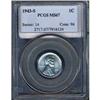 Image 1 : 1943-S 1C Cent PCGS MS67