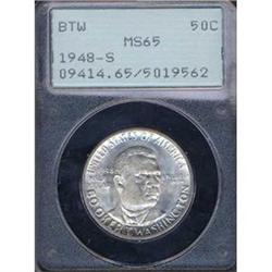 1948-S BTW 50C Half Dollar PCGS MS65