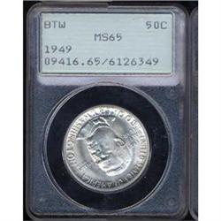 1949 BTW 50C Half Dollar PCGS MS65