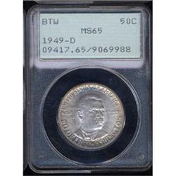 1949-D BTW 50C Half Dollar PCGS MS65