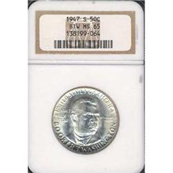 1947-S BTW 50C Half Dollar NGC MS65