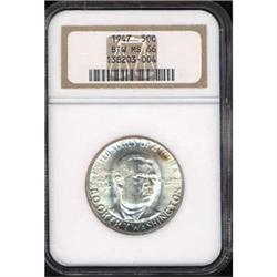1947 BTW 50C Half Dollar NGC MS66