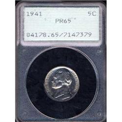1941 5C Nickel PCGS PR65