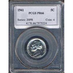 1941 5C Nickel PCGS PR66
