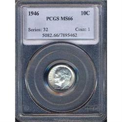 1946 10C Dime PCGS MS66