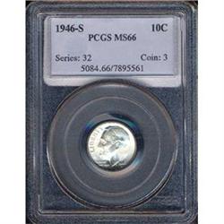1946-S 10C Dime PCGS MS66