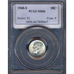 1948-S 10C Dime PCGS MS66