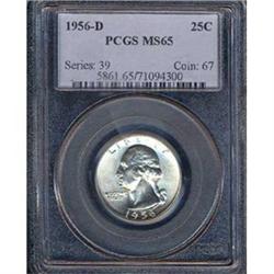 1956-D 25C Quarter PCGS MS65