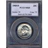 Image 1 : 1960-D 25C Quarter PCGS MS65