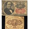 Image 1 : 5C Postage Curreny 25C Fractional Currency