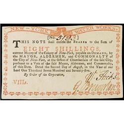 [L#0016] Colonial Currency: New York 8s August 1775