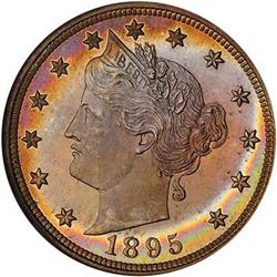 [L#0184] 1895 5c NGC PF68 *