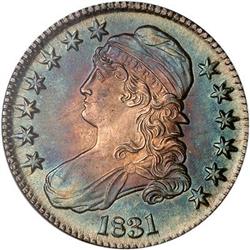 [L#0283] 1831 50c NGC MS66