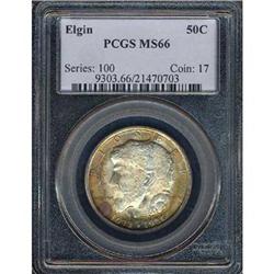 [L#0367] 1936 Elgin 50c PCGS MS66