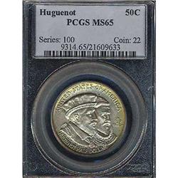 [L#0369] 1924 Huguenot 50c PCGS MS65