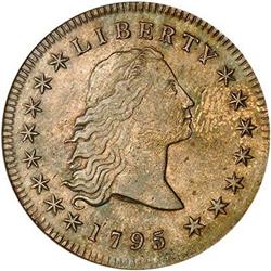 [L#0504] 1795 S$1 3 LEAVES ANACS AU55