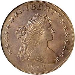 [L#0519] 1798 S$1 13 ARROWS ANACS MS61
