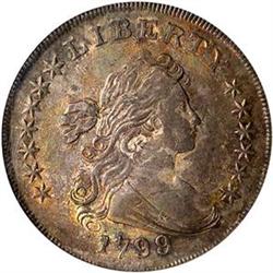 [L#0527] 1799/8 S$1 13 ST REV NGC MS55