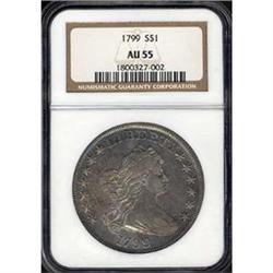 [L#0529] 1799 $1 NGC AU55