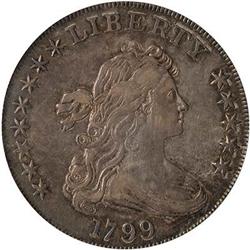 [L#0530] 1799 $1 Stars 8x5 PCGS AU53