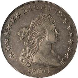 [L#0537] 1800 Dotted Date $1 PCGS AU50
