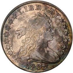 [L#0542] 1803 Lg 3 $1 PCGS AU50