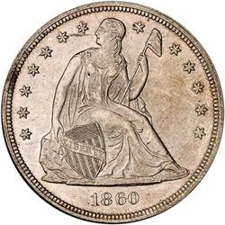 [L#0547] 1860 $1 NGC MS62