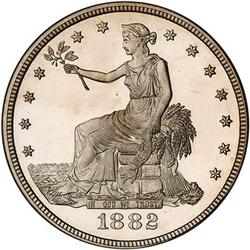 [L#0562] 1882 T$1 PCGS PF64