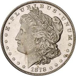 [L#0565] 1878 8 TF $1 PCGS MS64DMPL