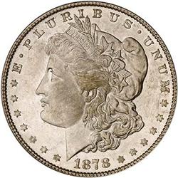 [L#0571] BERMUDA 1878 7/8TFS$1 WEAK PCGS MS65