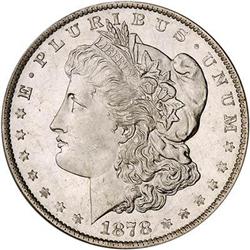 [L#0577] BERMUDA 1878 7TF S$1 REV 1879 PCGS MS65