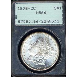[L#0580] 1878-CC $1 PCGS MS66