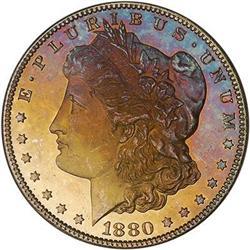 [L#0633] 1880-S $1 PCGS MS66 colorful toning