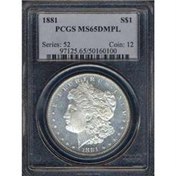 [L#0635] 1881 $1 PCGS MS65 DMPL