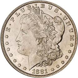 [L#0642] BERMUDA 1881-O S$1 PCGS MS65