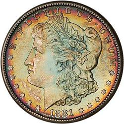 [L#0650] 1881-S $1 MS65 toned.
