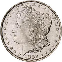 [L#0651] BERMUDA 1882 S$1 PCGS MS66