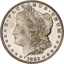 [L#0655] BERMUDA 1882-CC S$1 PCGS MS67