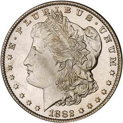 [L#0657] 1882-CC $1 PCGS MS66