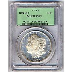 [L#0676] 1883-O $1 PCGS MS66DMPL