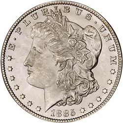 [L#0696] BERMUDA 1885-CC S$1 PCGS MS66