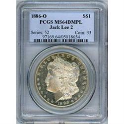 [L#0711] 1886-O $1 PCGS MS64 DMPL Pop: 2/1
