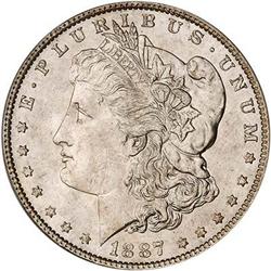 [L#0716] BERMUDA 1887/6 S$1 PCGS MS65