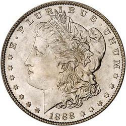 [L#0731] BERMUDA 1888 S$1 PCGS MS66