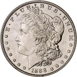 [L#0732] 1888 $1 PCGS MS66